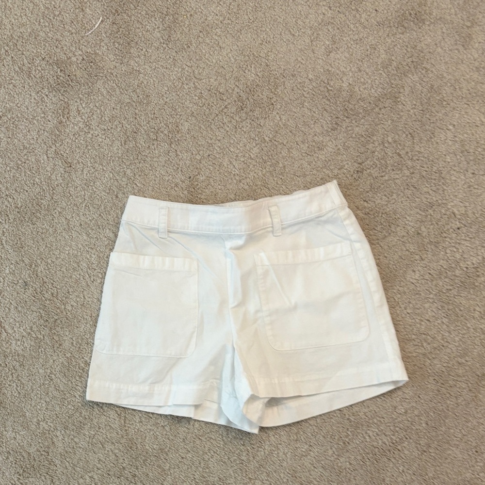 LOFT Women's White Cargo Shorts